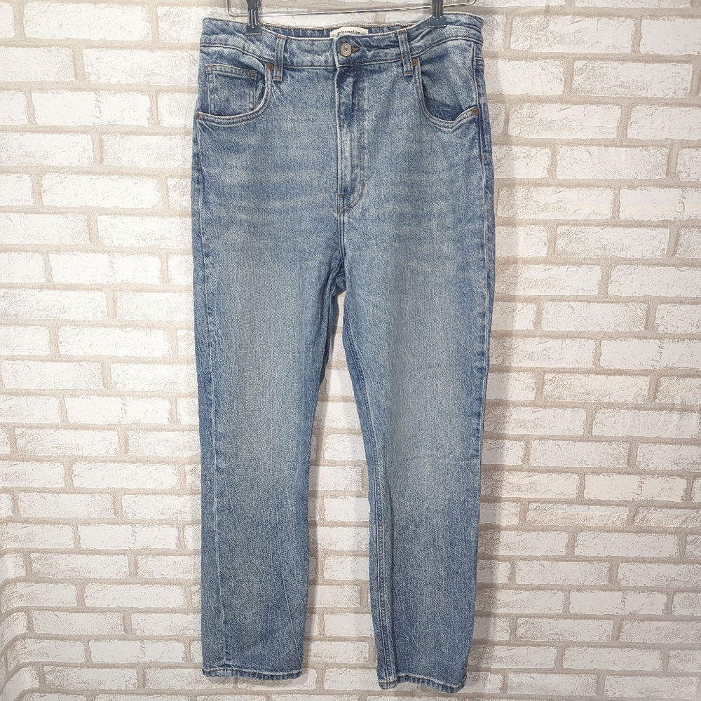 Reformation Liza Ultra High Rise Straight Jeans Size 31